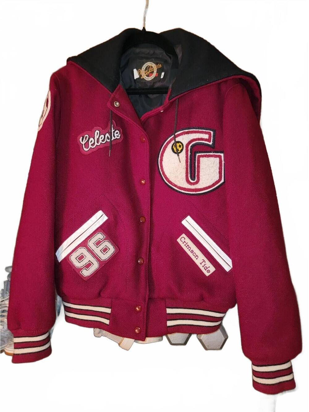 Vintage Dehen Jackets Collegiate Wool Varsity Jacket Size M